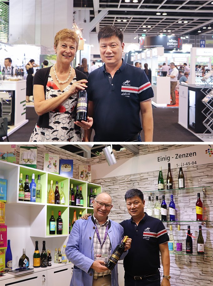 藍菲董事長(cháng)出席Vinexpo香港酒展